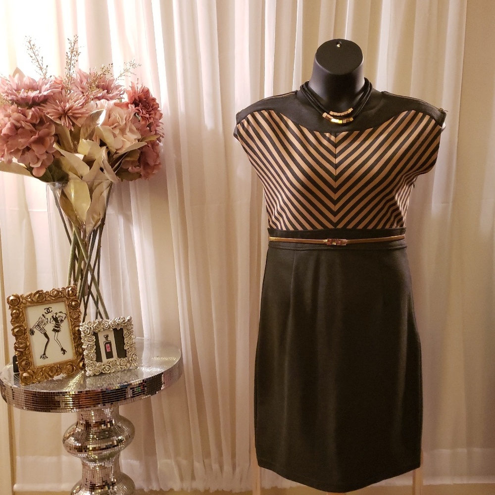 Zip Shoulder Dress